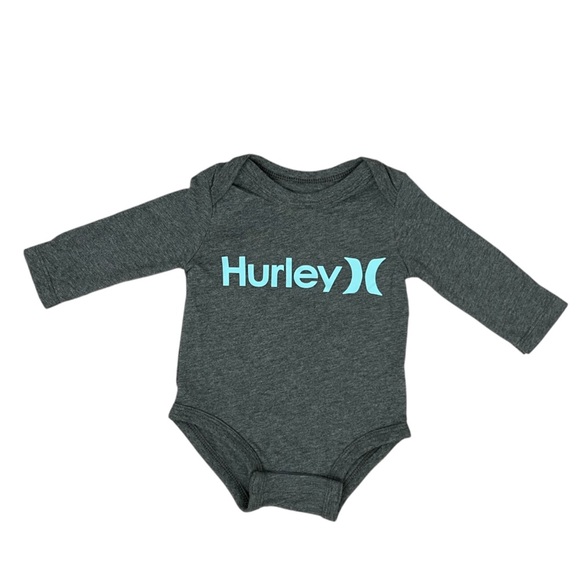 Hurley Baby Shark 3-piece Long Sleeve Bodysuit Set - Size 3M - Picture 7 of 9
